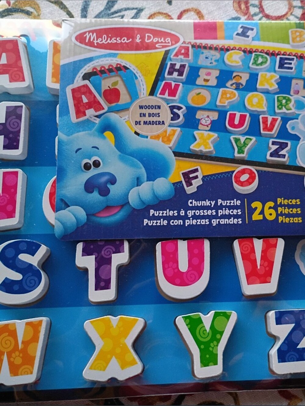 Melissa & Doug ABC Blues Clues & You Puzzle, Wooden, NWT